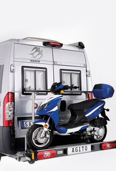 SAWIKO Agito 150, f. 1 Roller/ Motorradträger spez. für Fiat Ducato X250/X290 Bj. 2011-, mit AHK