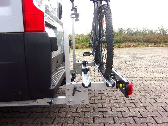 A-Empfehlung: ALUTRANS Womobike Comfort Fahrradträger für 2 Fahrräder o. E-Bike spez. für Citroen Jumper X250/X290 Bj. 2011- ohne AHK