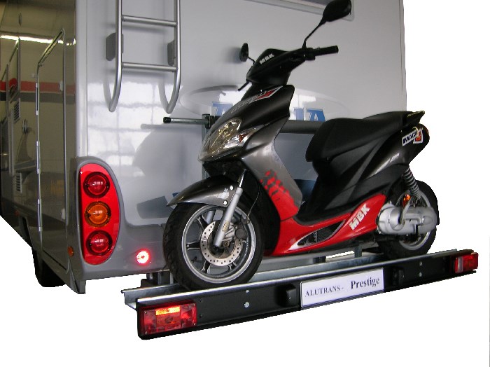 ALUTRANS prestige 1 Roller/ Motorradträger, 150kg spez. für Fiat Ducato X250/X290 Bj. 2011-, ohne AHK