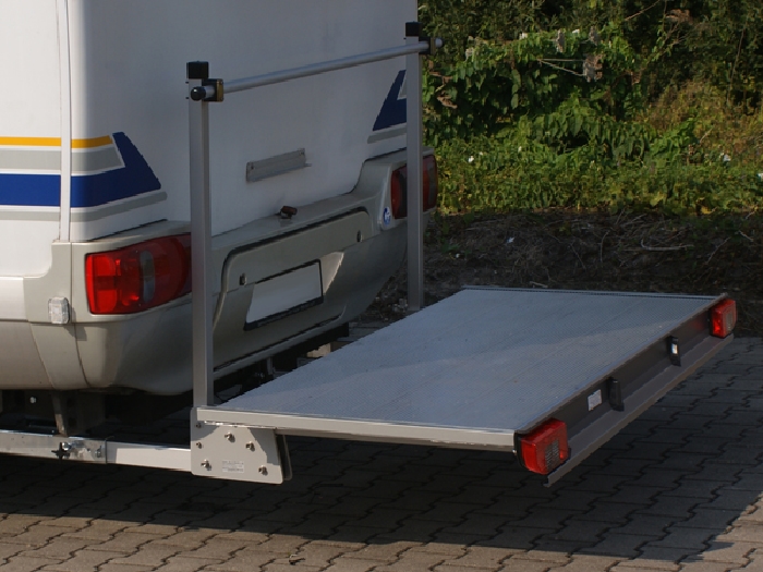 ALUTRANS Premium Plattformträger XL 200kg spez. für Ford Transit V363 Bj. 2014-, m. AHK