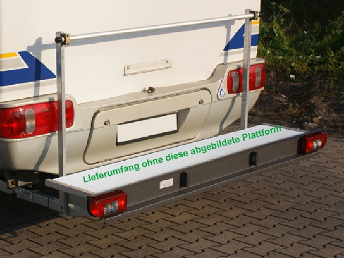 ALUTRANS prestige Grundträger universell 150kg spez. für VW Crafter 3er Bj. 2006-2018_o_AHK, max. Fzg Länge 5,93m
