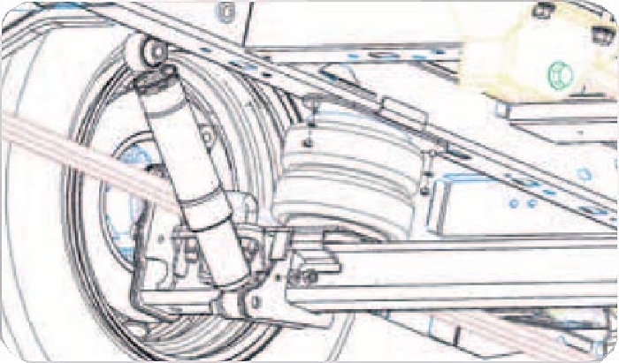 VW Crafter 4x4, 3t-4t, Bj. 2017-, passende Zusatz-Luftfederung 8 Zoll Zweikreis Doppelfaltenbalg- Anlage, Semi Air Komfortset-LCV, syst. LF1
