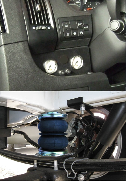 Aktion-Empfehlung: Opel Movano C Bj. 2021- Frontantrieb, passende Zusatz-Luftfederung 8 Zoll Zweikreis Doppelfaltenbalg- Dunlop, ALUTRANS, syst. LF3