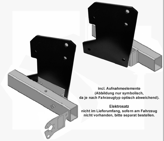 ALUTRANS KALUX Plattformträger spez. für VW Crafter 4er Bj. 2006-2018, o. AHK, max. Fzg Länge 5,93m