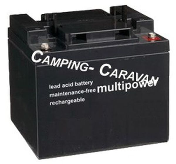 Rangierhilfen Batterie: AGM- Camping AKKU MULTIPOWER 12-50 light