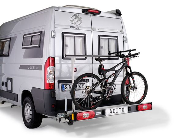 SAWIKO Agito 120 für 2 Fahrräder o. E-Bike spez. für VW T6 Bj. 2015-, mit AHK