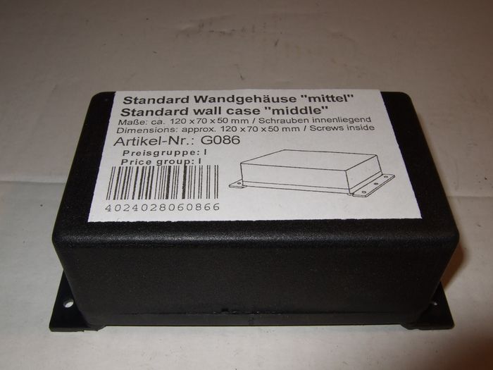 Standard Wandgehäuse, ca. 120x70x50mm