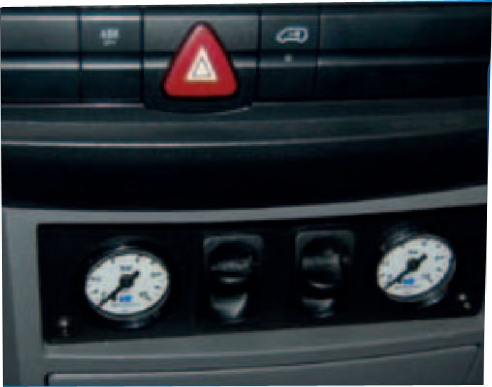 Mercedes Sprinter Bj. 2006-2018, Modelle 209-324 Radstand 3665-4325mm, 4x4, passende Zusatz-Luftfederung 8 Zoll Zweikreis Doppelfaltenbalg- Anlage, Semi Air Komfortset-Camp, syst. LF1